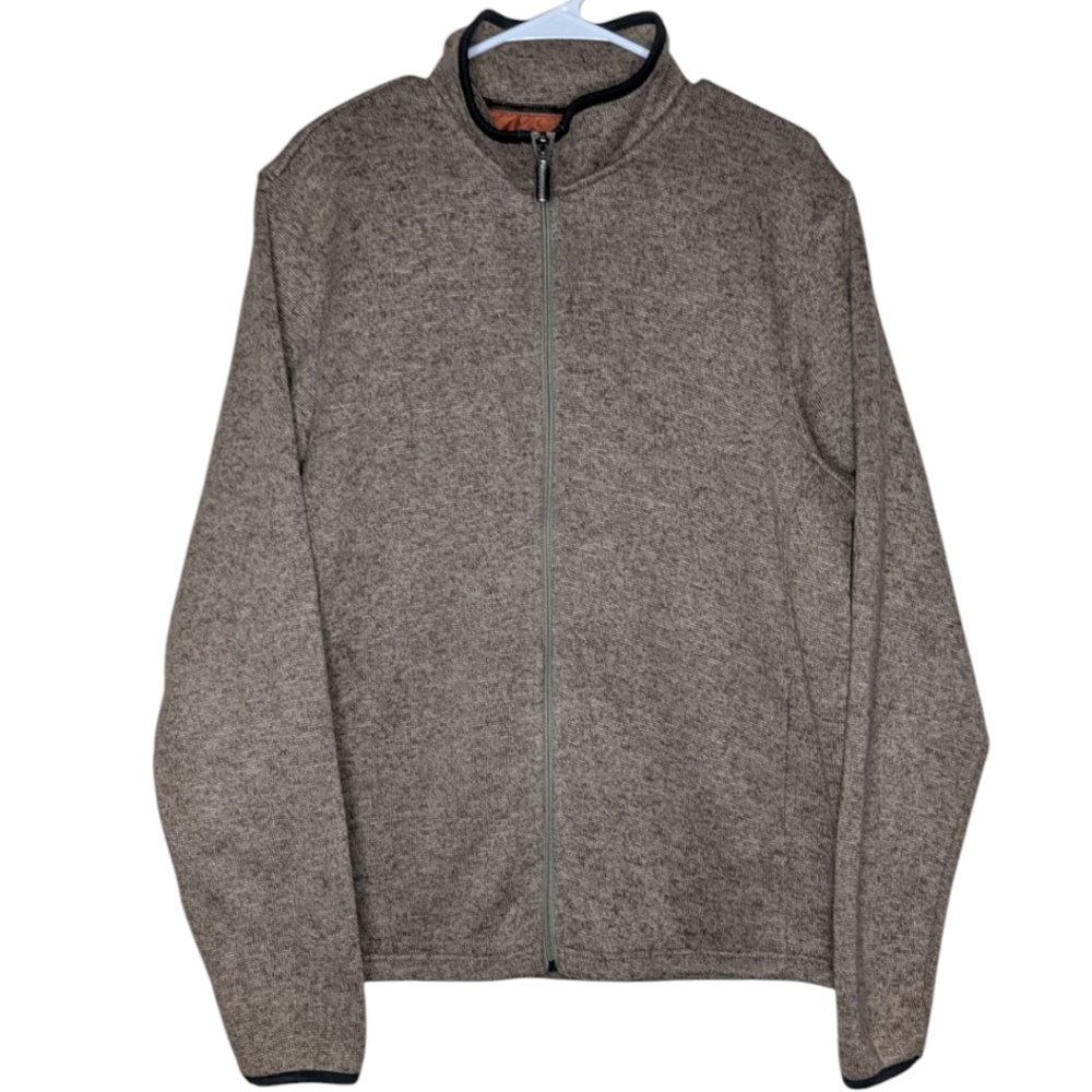 Johnston & Murphy Full-Zip Sweater Jacket - Men’s Size L